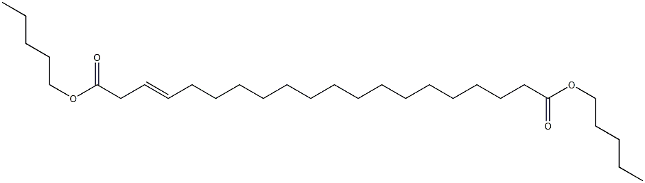 3-Icosenedioic acid dipentyl ester Structure