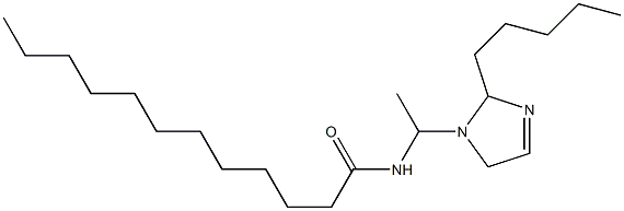 1-(1-Lauroylaminoethyl)-2-pentyl-3-imidazoline Struktur