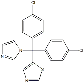 5-[Bis(4-chlorophenyl)(1H-imidazol-1-yl)methyl]thiazole|