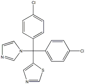  5-[Bis(4-chlorophenyl)(1H-imidazol-1-yl)methyl]thiazole