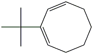 2-tert-ブチル-1,3-シクロオクタジエン 化学構造式