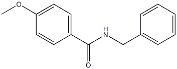 N-Benzyl-4-methoxybenzamide Structure