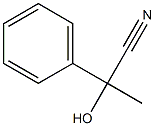 2-Hydroxy-2-phenylpropionitrile Structure