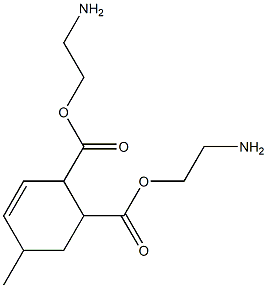 4-Methyl-5-cyclohexene-1,2-dicarboxylic acid bis(2-aminoethyl) ester Structure
