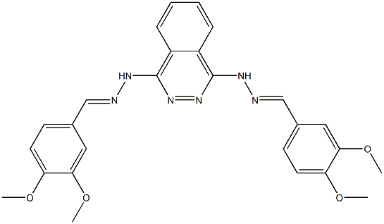 1,4-Bis[2-(3,4-dimethoxybenzylidene)hydrazino]phthalazine