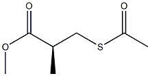 (S)-3-(Acetylthio)-2-methylpropionic acid methyl ester Struktur