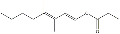 Propionic acid 3,4-dimethyl-1,3-octadienyl ester