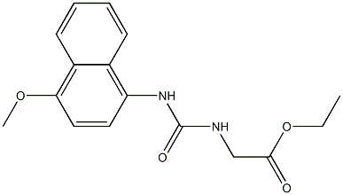 5-(4-Methoxy-1-naphtyl)hydantoic acid ethyl ester