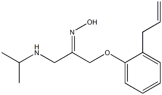 (Z)-1-(2-Allylphenoxy)-3-(isopropylamino)-2-propanone oxime