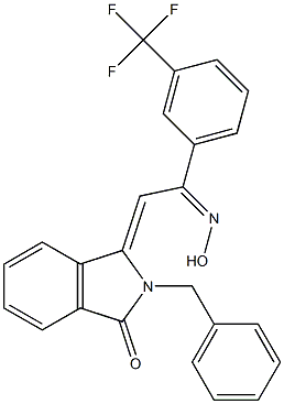 (1Z)-1-[(2E)-2-Hydroxyimino-2-(3-trifluoromethylphenyl)ethylidene]-2-benzyl-1H-isoindol-3(2H)-one