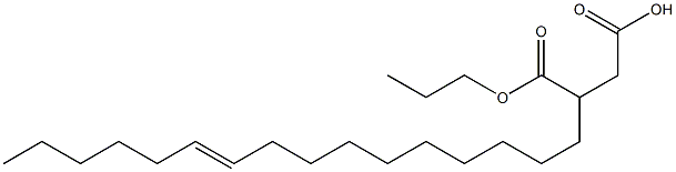 3-(10-Hexadecenyl)succinic acid 1-hydrogen 4-propyl ester 结构式
