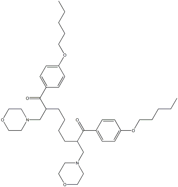 1,8-Bis(4-pentyloxyphenyl)-2,7-bis(morpholinomethyl)-1,8-octanedione