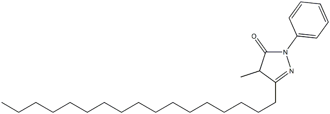 3-Heptadecyl-4-methyl-1-phenyl-2-pyrazolin-5-one|