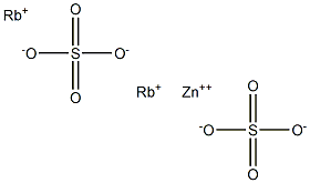 硫酸亜鉛ルビジウム 化学構造式
