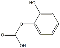 Carbonic acid hydrogen (2-hydroxyphenyl) ester Structure