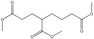1,3,6-Hexanetricarboxylic acid trimethyl ester Structure