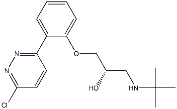 (S)-1-[2-(6-Chloro-3-pyridazinyl)phenoxy]-3-[(1,1-dimethylethyl)amino]-2-propanol