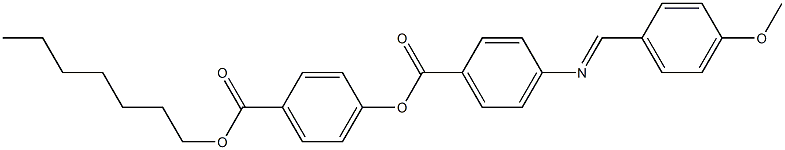 4-[4-(4-Methoxybenzylideneamino)benzoyloxy]benzoic acid heptyl ester