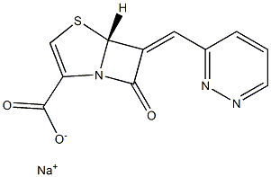 (5R)-7-Oxo-6-[(pyridazin-3-yl)methylene]-4-thia-1-azabicyclo[3.2.0]hept-2-ene-2-carboxylic acid sodium salt