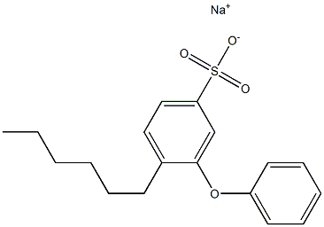 4-Hexyl-3-phenoxybenzenesulfonic acid sodium salt