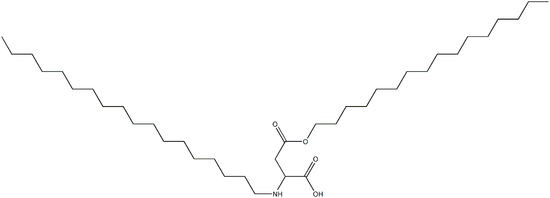 2-Octadecylamino-3-(hexadecyloxycarbonyl)propionic acid Structure
