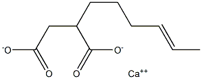 2-(4-Hexenyl)succinic acid calcium salt Structure