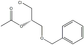 (S)-2-Benzyloxy-1-chloromethylethanol acetate Struktur