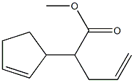 2-(2-Cyclopentenyl)-4-pentenoic acid methyl ester Structure