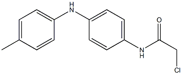 2-Chloro-4'-(4-methylanilino)acetoanilide Struktur
