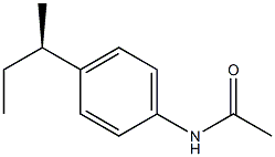 (+)-4'-[(R)-sec-Butyl]acetoanilide Struktur