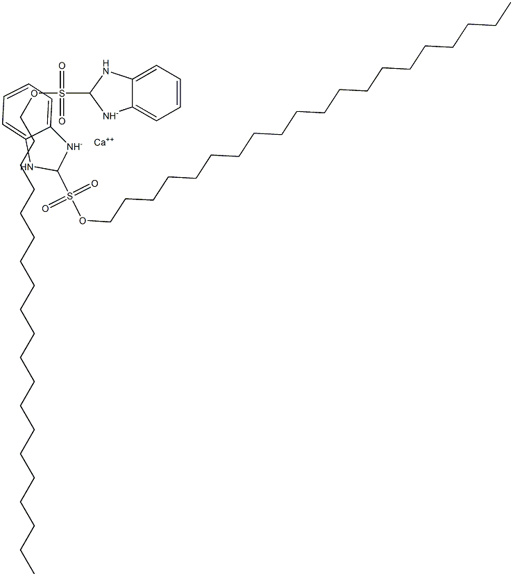 Bis(2,3-dihydro-2-icosyl-1H-benzimidazole-2-sulfonic acid)calcium salt