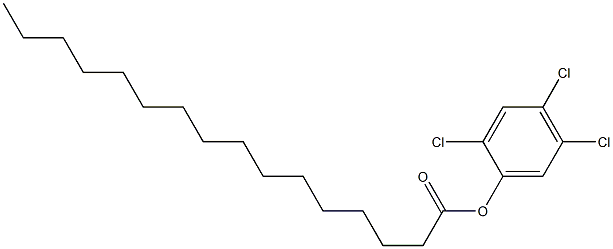 Hexadecanoic acid 2,4,5-trichlorophenyl ester|