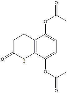 5,8-Diacetoxy-3,4-dihydro-2(1H)-quinolinone Structure