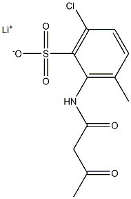 2-(Acetoacetylamino)-6-chloro-3-methylbenzenesulfonic acid lithium salt