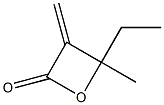  4-Ethyl-4-methyl-3-methyleneoxetan-2-one