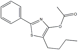  Acetic acid 5-butyl-2-phenyl-4-thiazolyl ester