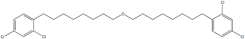 2,4-ジクロロフェニルオクチルエーテル 化学構造式