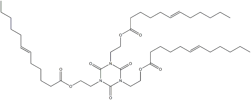 1,3,5-Tris[2-(6-dodecenoyloxy)ethyl]hexahydro-1,3,5-triazine-2,4,6-trione