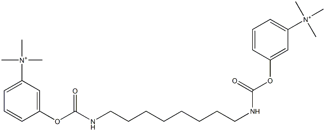 3,3'-[1,8-Octanediylbis[(iminocarbonyl)oxy]]bis(N,N,N-trimethylbenzenaminium),,结构式