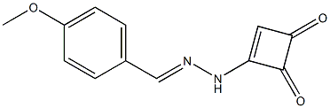 3-[2-(4-Methoxybenzylidene)hydrazino]-3-cyclobutene-1,2-dione