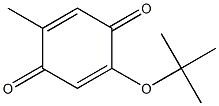 2-(tert-Butyloxy)-5-methyl-2,5-cyclohexadiene-1,4-dione Struktur