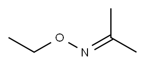 アセトンO-エチルオキシム 化学構造式