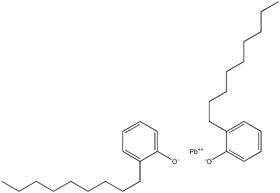 Lead(II)bis(2-nonylphenolate) Structure