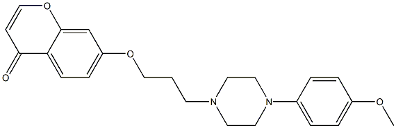 7-[3-[4-(4-Methoxyphenyl)-1-piperazinyl]propyloxy]-4H-1-benzopyran-4-one
