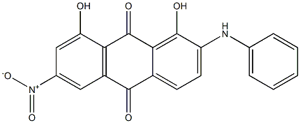  2-Anilino-1,8-dihydroxy-6-nitroanthraquinone
