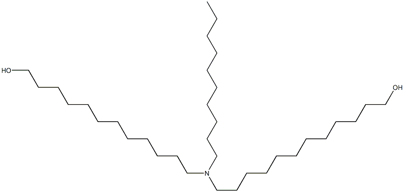 12,12'-(Decylimino)bis(1-dodecanol) Structure
