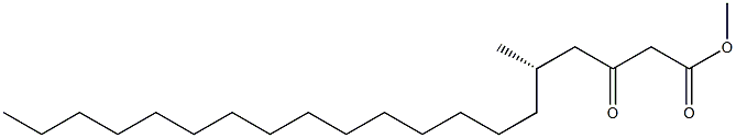 [S,(-)]-5-Methyl-3-oxoicosanoic acid methyl ester