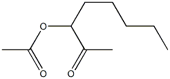 酢酸1-アセチルヘキシル 化学構造式