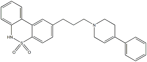 2-[3-[(1,2,3,6-Tetrahydro-4-phenylpyridin)-1-yl]propyl]-6H-dibenzo[c,e][1,2]thiazine 5,5-dioxide