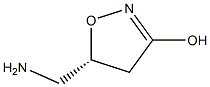 [R,(-)]-5-(Aminomethyl)-2-isoxazolin-3-ol Struktur